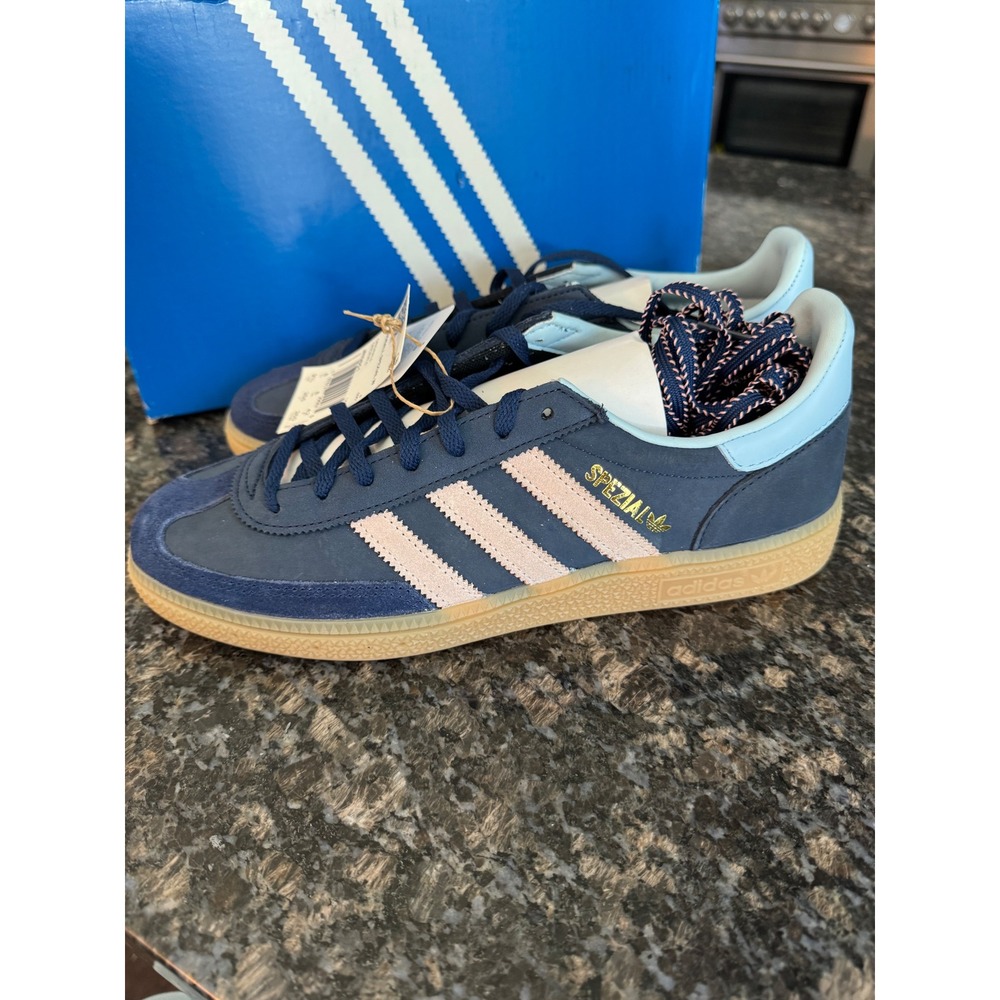 Adidas Handball Spezial W Dark Blue Wonder Quartz Gum Sole JR0851 Womens 9.5 NEW